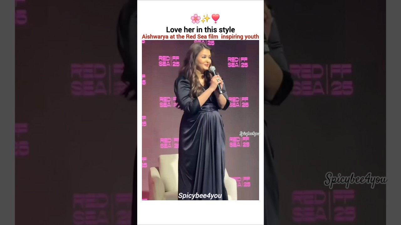 쿠웨이트에서 열린 레드시 행사에 참석한 아이쉬와라 🇰🇼 #shorts #ytshorts #youtubeshorts #bollywood #Aishwaryarai