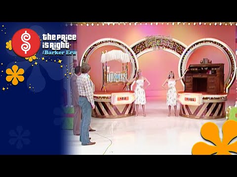 Contestant Tries to Guess the Bigger Bargain Playing BARKER'S BARGAIN BAR! - The Price Is Right 1984