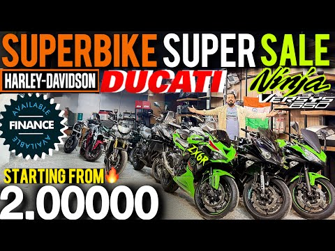 Second Hand Superbike collection Moto 1 Delhi under 2lakh Ninja ZX6R 650 Ducati Benelli TRK Triumph?