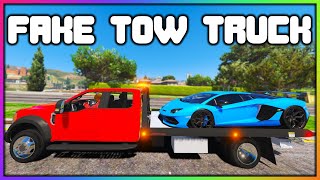 GTA 5 Roleplay - STEALING CARS AS FAKE TOW TRUCK | RedlineRP