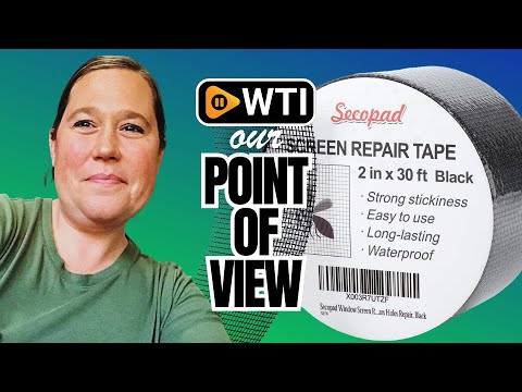 Black Window Screen Repair Tape - WTI product video review