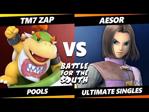 Battle for the South - TM7_ZAP (Bowser Jr) Vs. aesor (Hero) Smash Ultimate - SSBU