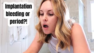 Implantation bleeding or period | Live PREGNANCY test - 11 DPO & 13 DPO | TTC Cycle 1