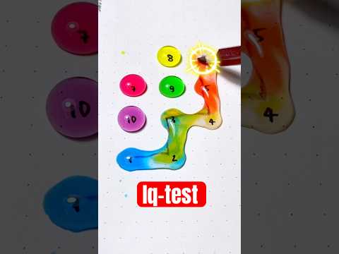 How do I connect the water drops from 1 to 10? 🥹 #iqtest #quiz #drawing #maths #shorts
