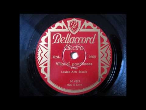 Viljandi paadimees - Ants Eskola - 1937