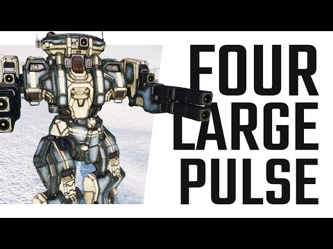Four Large Pulse Lasers Rifleman IIC - Mechwarrior Online The Daily Dose #880