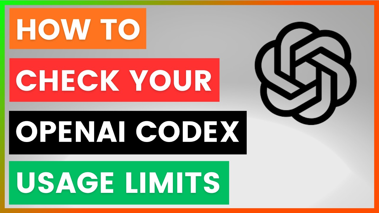 How To Check Your OpenAI Codex Usage Limits? [in 2026]