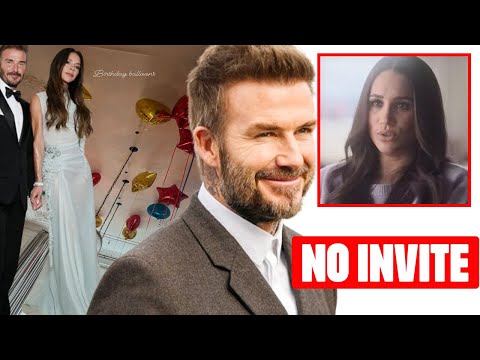 UNINVITED To Party Of The Year! Meghan OUTRAGED Over David Beckham's Secret Celebrity Bash