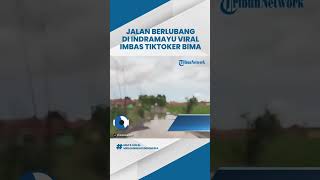 Tak Pernah Diperbaiki Sejak Jaman SBY, Jalan Berlubang di Indramayu Kini Viral Imbas Tiktok Bima