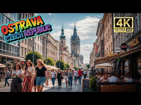 Ostrava Walking Tour Czechia: Explore its Gritty Charm | 4K UHD