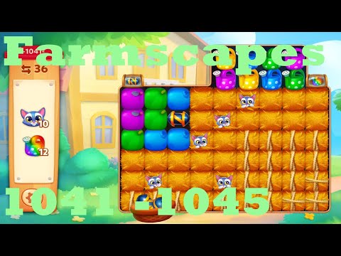 Farmscapes Level 1041 - 1045 HD Gameplay Walkthrough |  3 - match game | android | ios | pc | app
