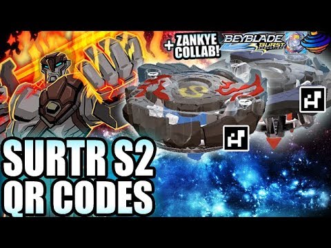 QR CODES SURTR S2 DARK ODAX O2 + COLLAB C/ ZANKYE! BEYBLADE BURST APP QR CODES Video