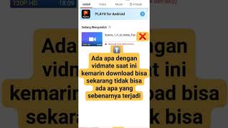 Download lagu Vidmate down/error link tidak berlaku alias down,apa yang sebenarnya terjadi mp3