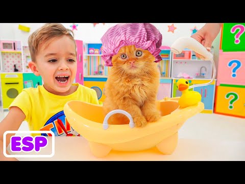 Vlad y Niki encuentran y ayudan a un gatito