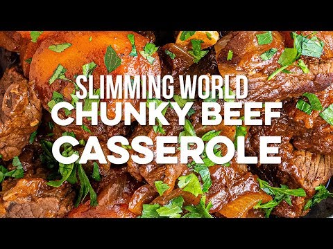 Chunky Beef Casserole (Slimming Friendly!) | Supergolden Bakes