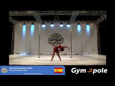 WPSC19 - Pole Sports - Novice Girls- Gala Sabate Martin - Spain