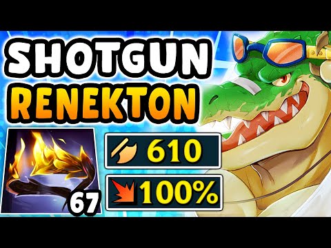 I got flamed in champ select for picking Shotgun Renekton Jungle... so I taught them a lesson