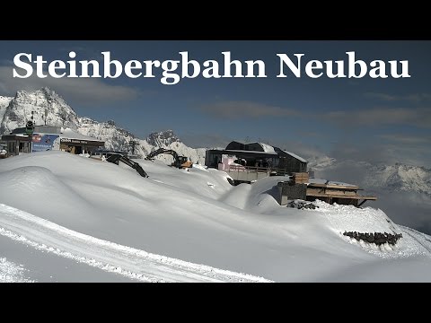 Neubau Steinbergbahn Bergstation Leoganger Seilbahnen