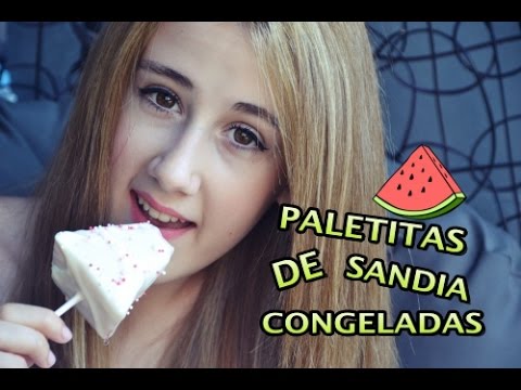 Watermelon and Chocolate Frozen Popsicle!