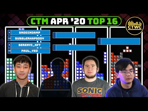 April 2020 CTM - Blue Bracket - Classic Tetris Monthly