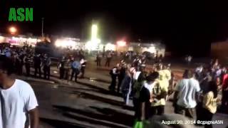 Ferguson: Police Attack/Corral Peaceful Protestors and Media