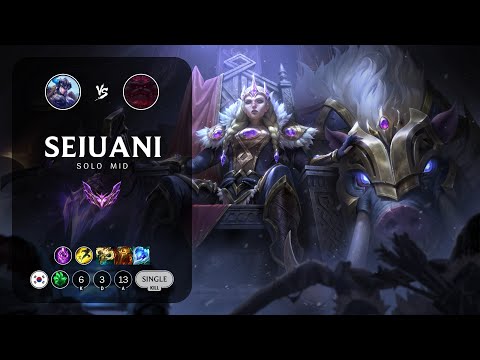 Sejuani Mid vs Ornn - KR Master Patch 13.1