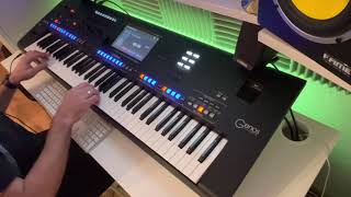 A LA CARTE IN THE SUMMER SUN OF GREECE  Instrumental Yamaha Genos  Cover