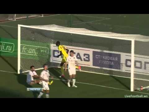 FC Anji Mahacikala vs FC Volga Nizhny Novgorod goal Lacina Traore 30-09-2012