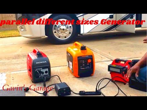 Can you Parallel two Generators of different Brands and sizes???🤔
