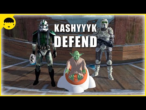 YODA chill in Kashyyyk Battle - Star Wars Fan-Made NPC Wars Cinematic