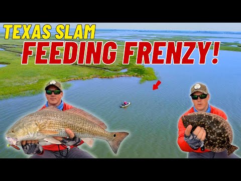 Catching TEXAS SLAM in INSANE Feeding Frenzy!