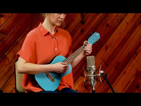 Earth Concert Ukulele by Ortega Guitars - Lagoon Turquoise - RULAGOON