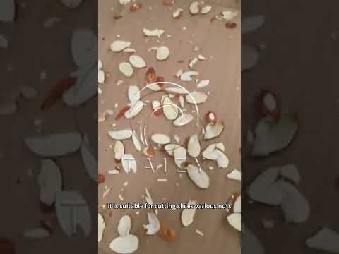 Automatic Nut Kernel Slicing Machine | Almond Slicer Machine