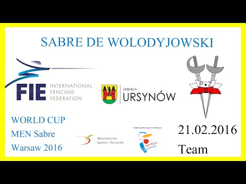 FIE World Cup Warsaw - Men Sabre Team - Piste Yellow