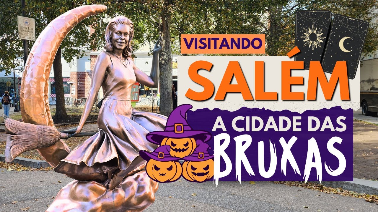 1 DIA em SALÉM - cidade das BRUXAS nos ESTADOS UNIDOS / Guia de Viagem: como chegar, atrações e mais