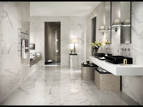 Absolute brightness | Marble look bathroom | Marvel Calacatta