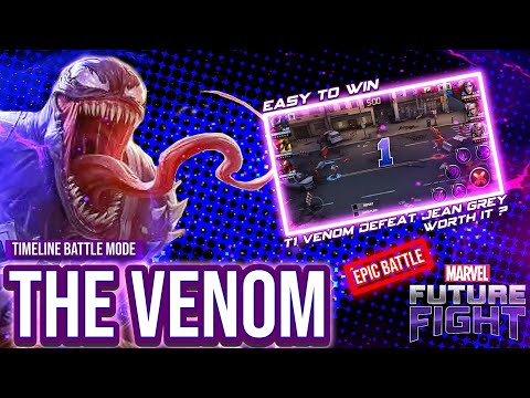 How To Defeat T3 Jean Grey Using T1 Venom - Marvel Future Fight Timeline Battle ( JUST MEME )