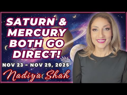 SATURN & MERCURY BOTH GO DIRECT! REALITY CHECK UNDENIABLE TRUTH FINALLY! Nov 23-29 2025