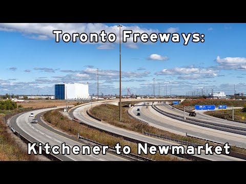 Ontario Hwy 407 East - Kitchener to Newmarket - Ontario Freeways