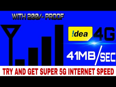41MB/s IDEA BRAND NEW  APN ALPHA SETTING METHOD  2020.