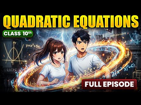 Quadratic Equations || Class 10 Anime - FULL EPISODE || Complete Chapter 4 in One Shot🔥