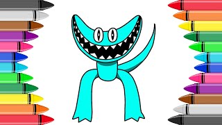 How to DRAW Rainbow Friends CYAN 🌈 Easy Step-by-Step Drawing Tutorial