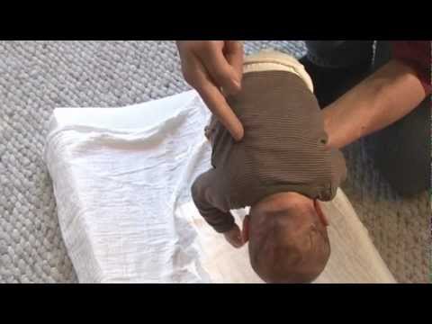 Baby - Galant reflex (Trunk incurvation reflex) / reaction