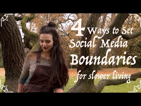 4 Ways to Create Social Media Boundaries: Knit & Chat