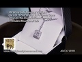 Princess Cut Diamond Necklace White Gold