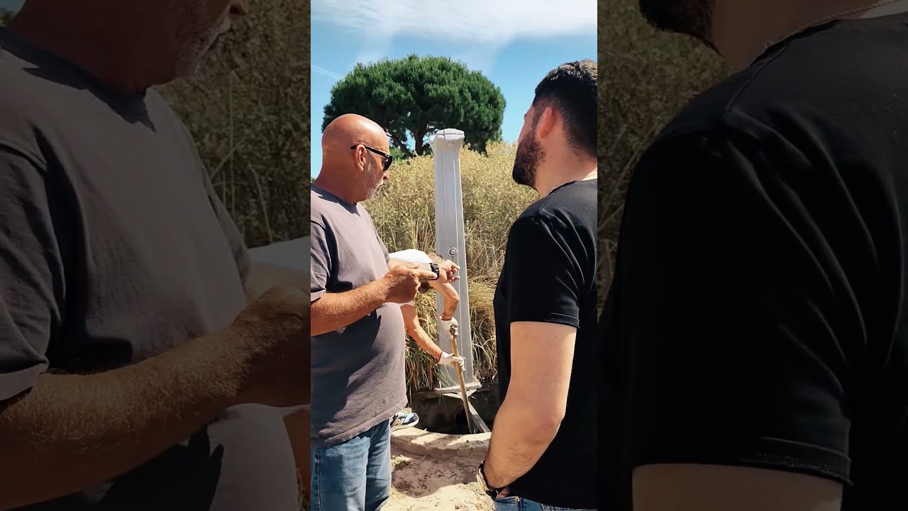 Remise en fonction des douches de plage aux Sablettes
