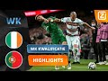 IS DIT ECHT EEN GELE KAART? ? | Ierland vs Portugal | Kwalificatie WK 2022 | Samenvatting