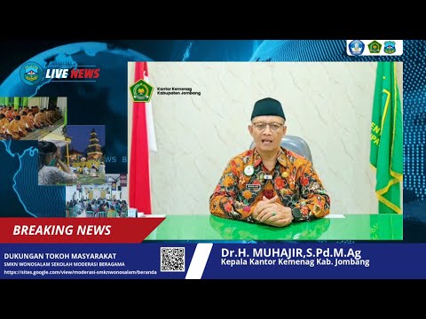 Thumbnail for Dukungan Kepala Kemenag Kab. Jombang Untuk Sekolah Menengah Kejuruan Negeri Wonosalam Sebagai Nominator Sekolah Moderasi Beragama Tahun 2025
