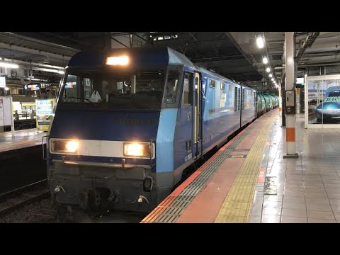 【貨物/freight】EH200形電気機関車Blue Thunder立川駅出発 2023/09/07 00:05 cargo train