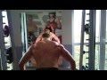 Teen natural bodybuilder smith's row for full back